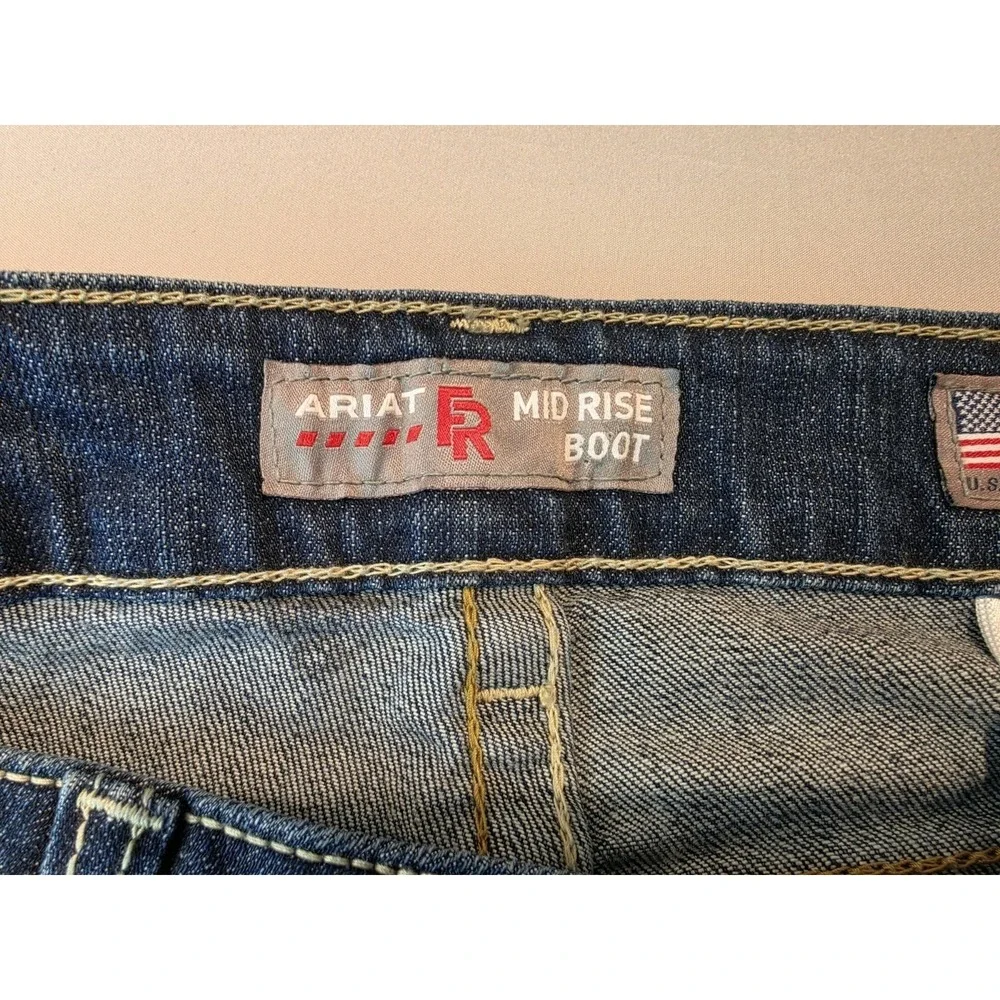 Ariat Work Womens Flame Resistant Mid Rise Stretch Boot Cut 33R CAT2 NWT - Picture 4 of 16